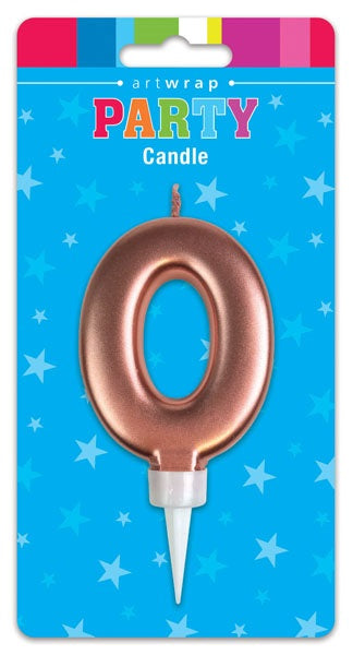 CANDLE NUMBER ROSE GOLD