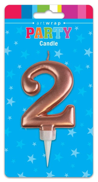 CANDLE NUMBER ROSE GOLD