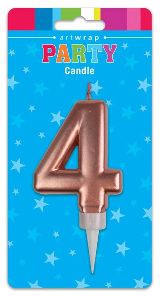 CANDLE NUMBER ROSE GOLD