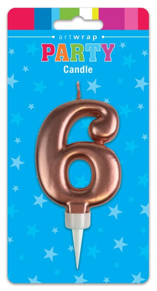 CANDLE NUMBER ROSE GOLD