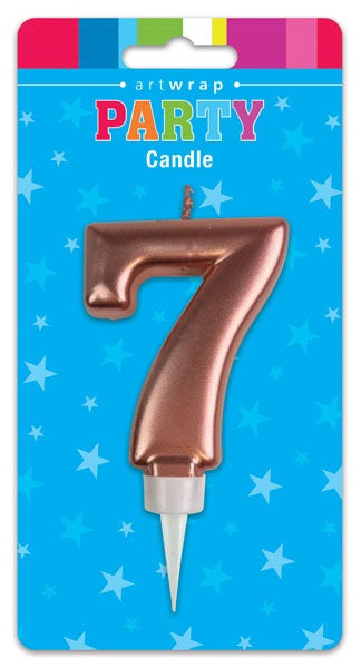 CANDLE NUMBER ROSE GOLD