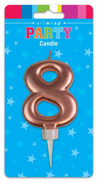 CANDLE NUMBER ROSE GOLD