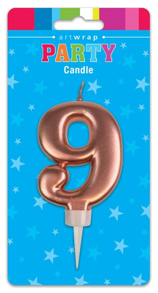 CANDLE NUMBER ROSE GOLD