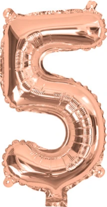 Giant Rose Gold 86cm Helium Balloon Numbers