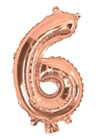 Giant Rose Gold 86cm Helium Balloon Numbers