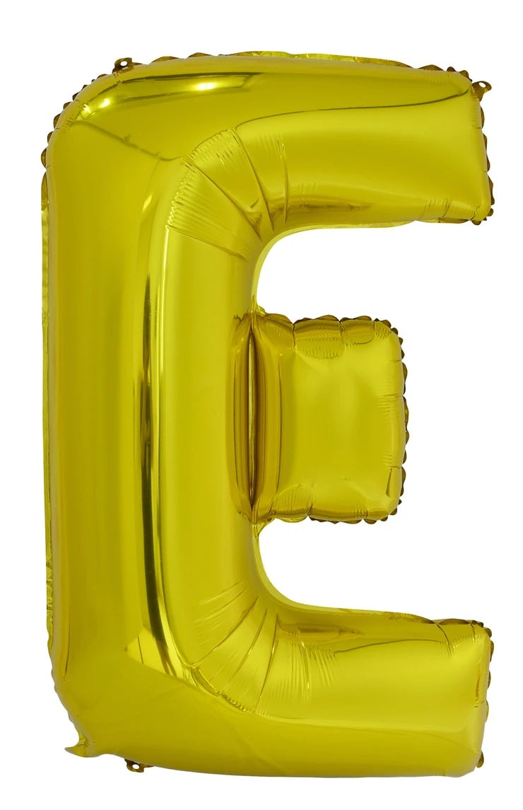 Giant Gold 86cm Helium Balloon Numbers