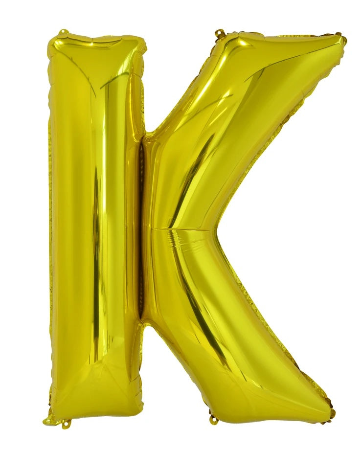 Giant Gold 86cm Helium Balloon Letters