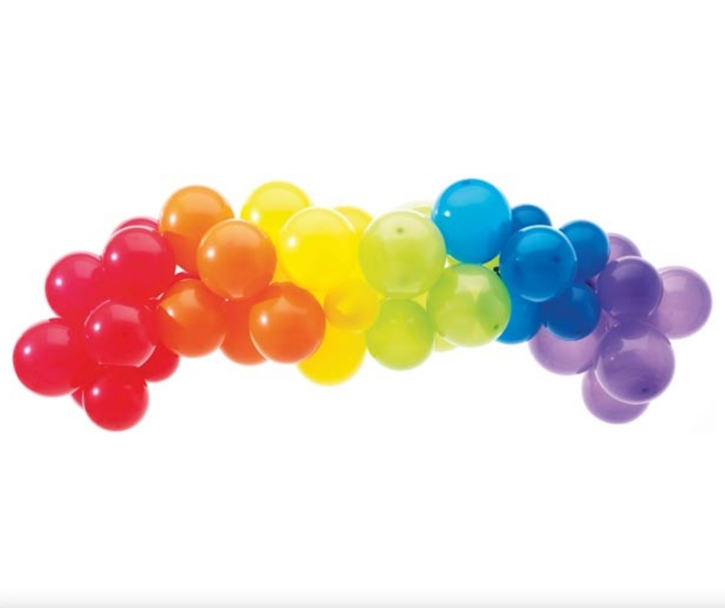 GARLAND RAINBOW BALN 40PK