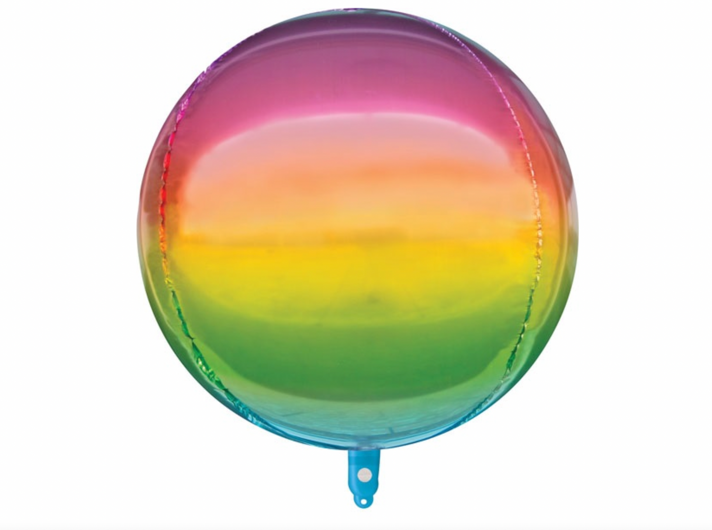 RAINBOW OMBRE FOIL BALLOON  ORBZ 50CM