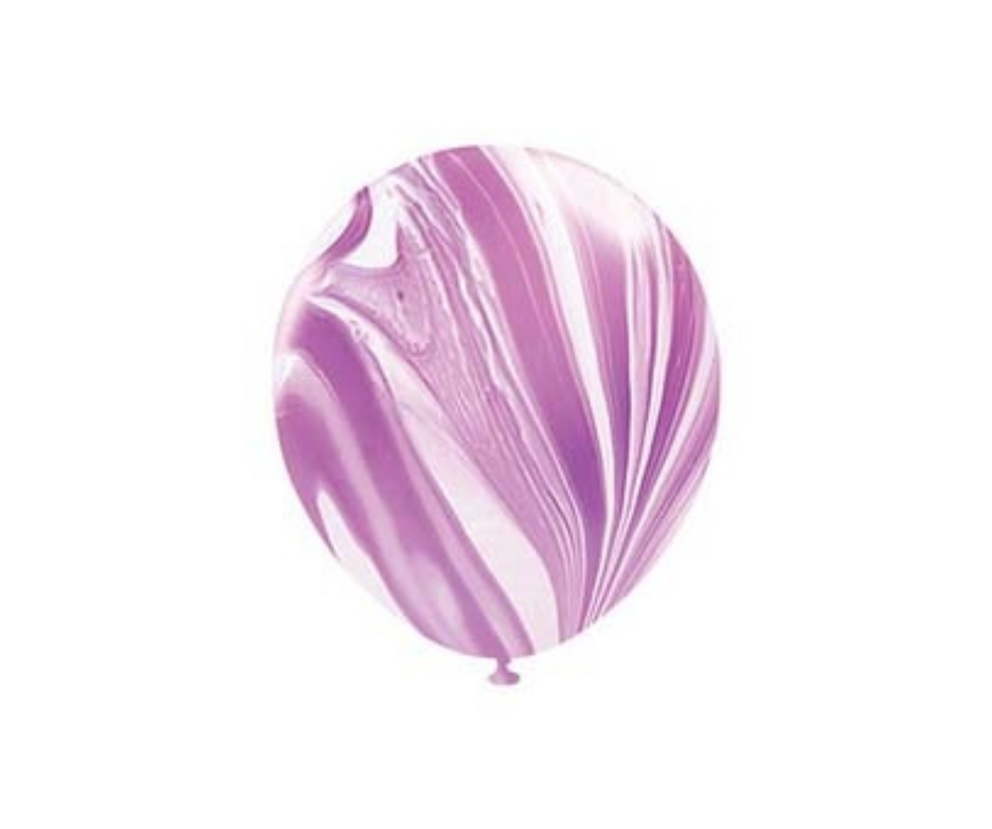 MARBLE BALLOON PURPLE 10PK