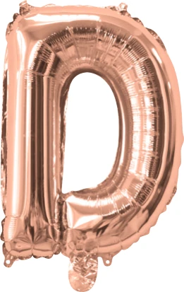 Giant Rose Gold 86cm Helium Balloon Numbers