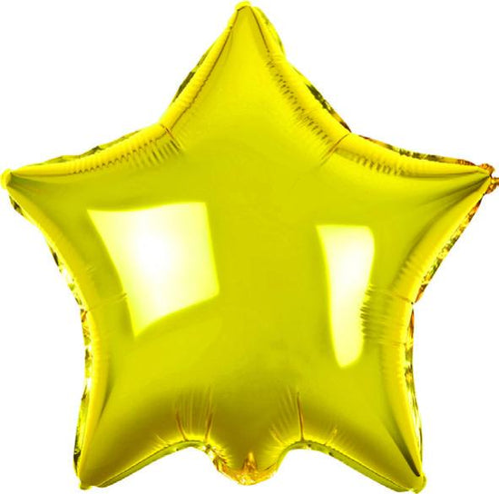 STAR FOIL BALLOON 45CM SILVER/ GOLD