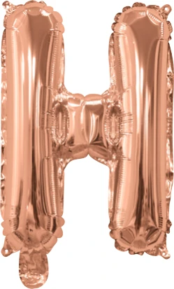 Giant Rose Gold 86cm Helium Balloon Numbers