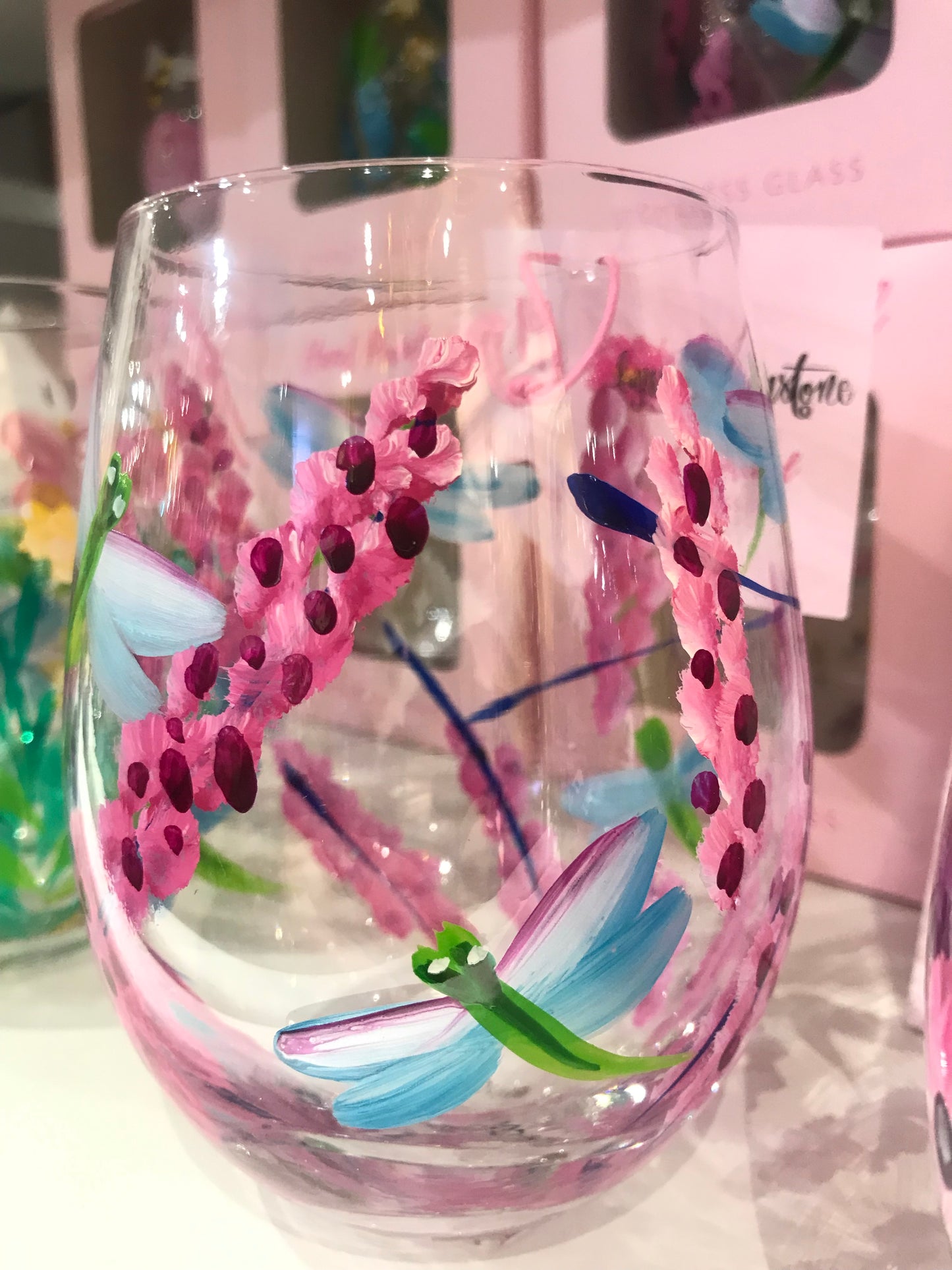 Hand Painted Glassware