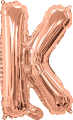 Giant Rose Gold 86cm Helium Balloon Numbers