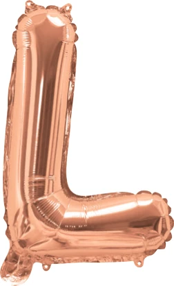 Giant Rose Gold 86cm Helium Balloon Numbers