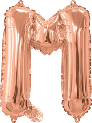 Giant Rose Gold 86cm Helium Balloon Numbers