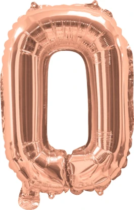 Giant Rose Gold 86cm Helium Balloon Numbers