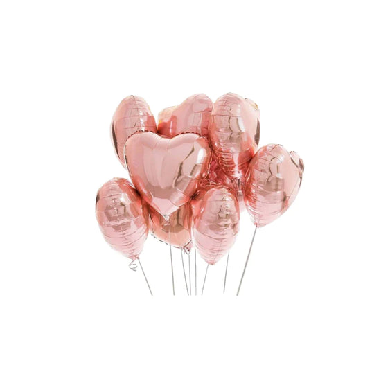 Love Heart Balloons, Red & Rose Gold Balloons, Valentines Day Gifts, I Love You Decorations, Wedding Balloons, Anniversary, Engagement Party