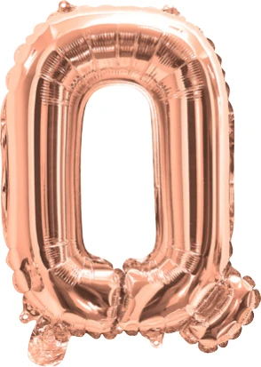 Giant Rose Gold 86cm Helium Balloon Numbers