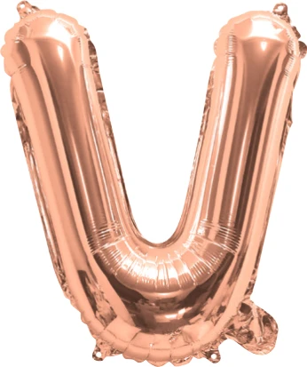 Giant Rose Gold 86cm Helium Balloon Numbers