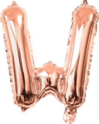 Giant Rose Gold 86cm Helium Balloon Numbers