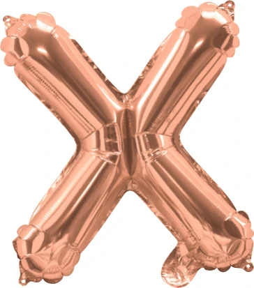 Giant Rose Gold 86cm Helium Balloon Numbers