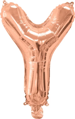 Giant Rose Gold 86cm Helium Balloon Numbers