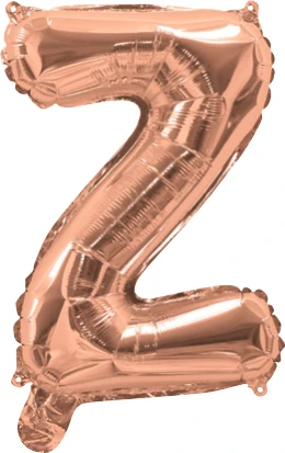 Giant Rose Gold 86cm Helium Balloon Numbers